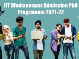 IIT Bhubaneswar PhD Admissions