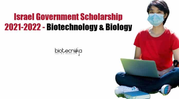 Israel Government Scholarship 2021-2022