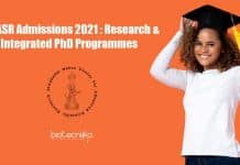 JNCASR Admissions 2021 : Research & Integrated PhD Programmes JNCASR Admissions 2021