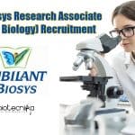 Jubilant Biosys Research Associate