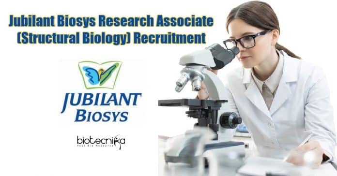 Jubilant Biosys Research Associate