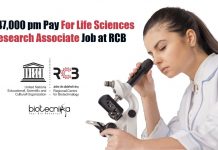 Rs. 47,000 pm Pay For Life Sciences Research Associate Job at RCB Life Science Jobs Latest