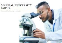 JRF Position in Dept of Biosciences, Manipal University Jaipur Manipal University Jaipur JRF