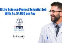 NCDIR Life Science Project Scientist Job With Rs. 54,000 pm Pay NCDIR Life Science Project