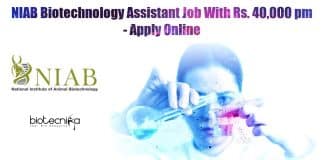 NIAB Vacancy