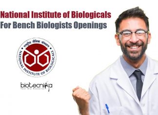 NIB Bench Biologists Jobs