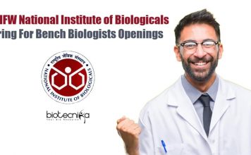 NIB Bench Biologists Jobs