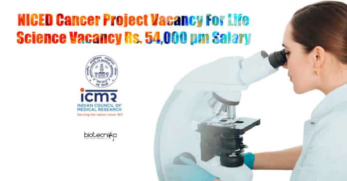 NICED Vacancy For Life