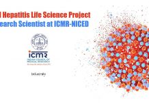 Viral Hepatitis Life Science Project Research Scientist at ICMR-NICED NICED Vacancy For Life