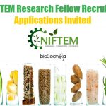 NIFTEM Research Fellow Recruitment