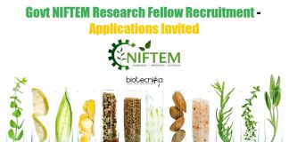 NIFTEM Research Fellow Recruitment