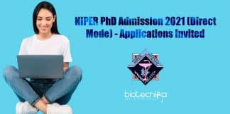 NIPER Ahmedabad PhD Admission
