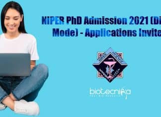 NIPER Ahmedabad PhD Admission