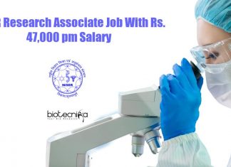 NISER Research Associate Job