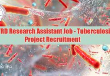 NITRD Research Assistant Job – Tuberculosis Project Recruitment NITRD Vacancyy