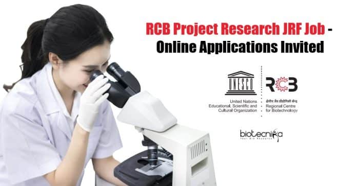RCB Project Research JRF