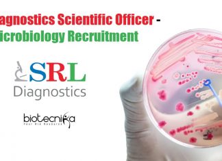 SRL Diagnostics Scientific Officer – Microbiology Recruitment SRL Diagnostics Scientific Officer