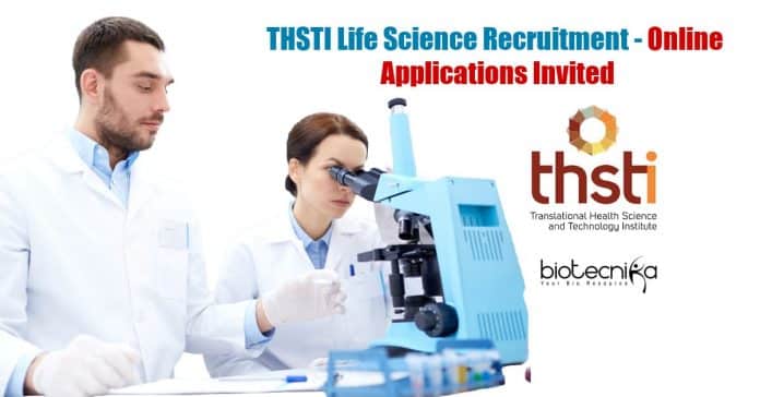 THSTI Life Science Recruitment