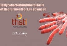 THSTI Mycobacterium tuberculosis Project Recruitment For Life Sciences THSTI Project Associate Vacancy