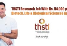 THSTI Research Job