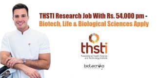 THSTI Research Job