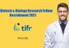 TIFR Biotech & Biology Research Fellow Recruitment 2021 TIFR Biotech