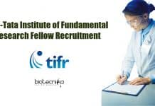 TIFR-Tata Institute of Fundamental Research Fellow Recruitment TIFR JRF Job