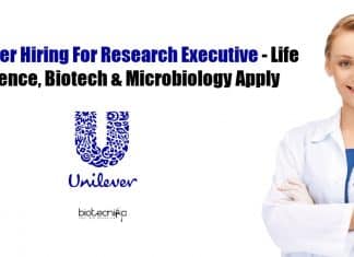 Unilever Hiring For Research