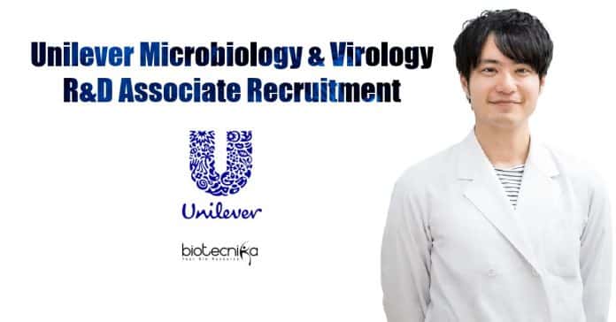 Unilever R&D Associate Jobs