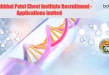 Vallabhbhai Patel Chest Institute Recruitment – Applications Invited VPCI Delhi SRF Job