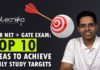 CSIR NET + GATE Exam: Top 10 Ideas To Achieve Daily Study Targets CSIR GATE Study Plan
