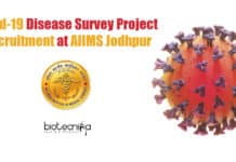Covid-19 Disease Survey Project Recruitment at AIIMS Jodhpur AIIMS Bhopal Research Assistant