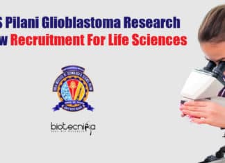 BITS Pilani Research Vacancies