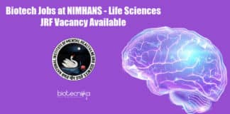 Biotech Jobs at NIMHANS