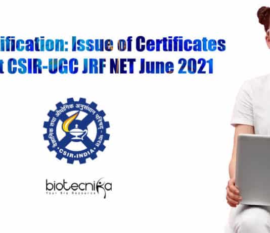 CSIR-UGC NET June 2020
