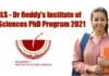 DRILS – Dr Reddy’s Institute of Life Sciences PhD Program 2021 DRILS PhD Program 2021