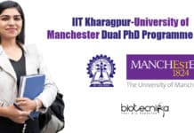 IIT Kharagpur-University of Manchester Dual PhD Programme 2021 Dual PhD Programme 2021