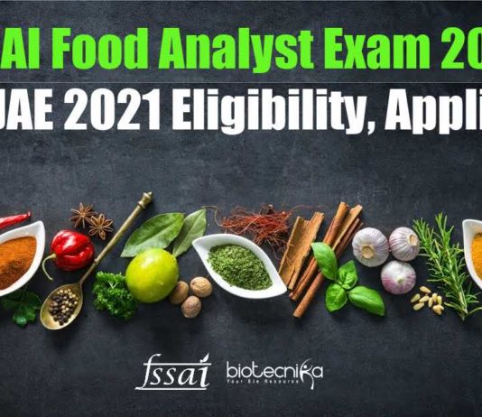 FSSAI Exam 2021