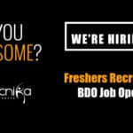 Freshers BDO Job
