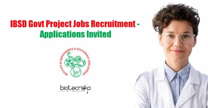 IBSD Vacancies For Biotech