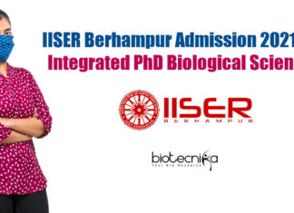 IISER Berhampur Integrated-PhD Admission