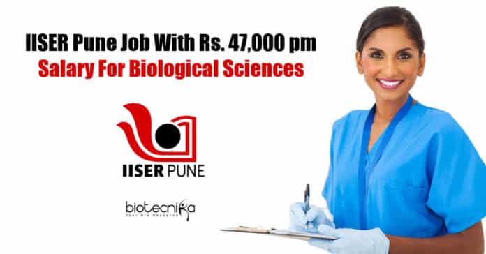 IISER Pune Job With