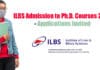 ILBS Admission to Ph.D. Courses 2021 – Applications Invited ILBS PhD Admission 2021