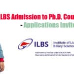 ILBS PhD Admission 2021