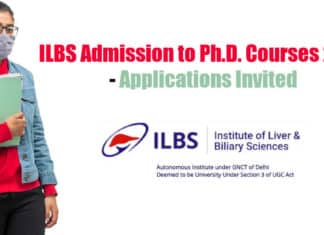 ILBS PhD Admission 2021