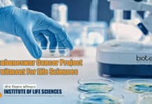 Govt ILS Bhubaneswar Cancer Project Recruitment For Life Sciences ILS Bhubaneswar Job Opening