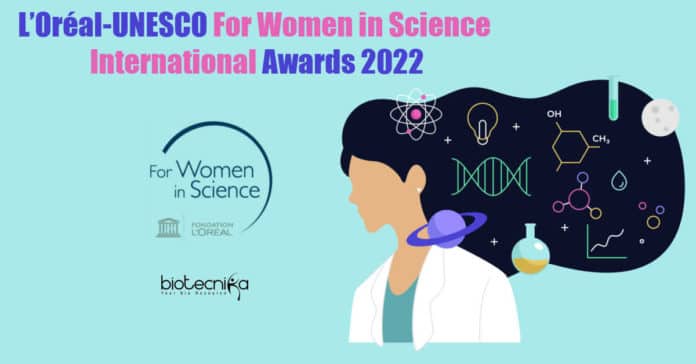 L’Oréal-UNESCO Women's Award 2022