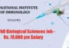NII PhD Biological Sciences Job – Rs. 78,000 pm Salary NII Jobs Biological Sciences