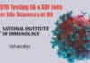 COVID19 Testing RA & SRF Jobs For Life Sciences at NII NII Jobs For Lifescience