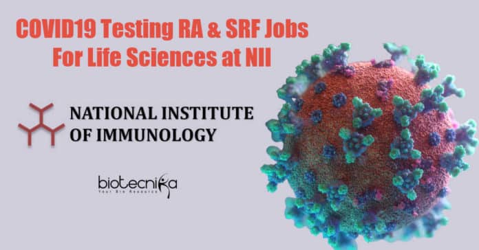 NII Jobs For Lifescience